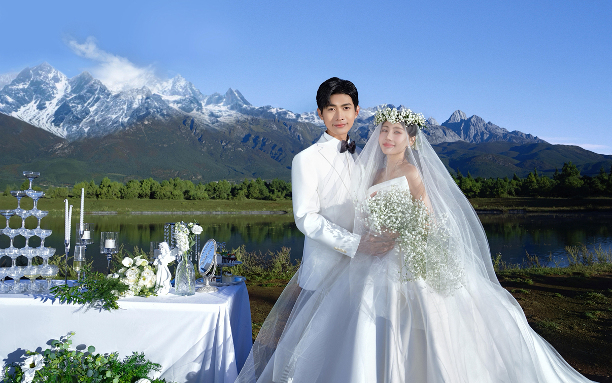 讓雪山成為我們的背景板