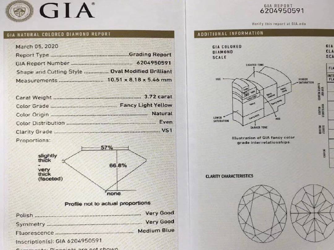 三克拉彩色钻石 预约可看