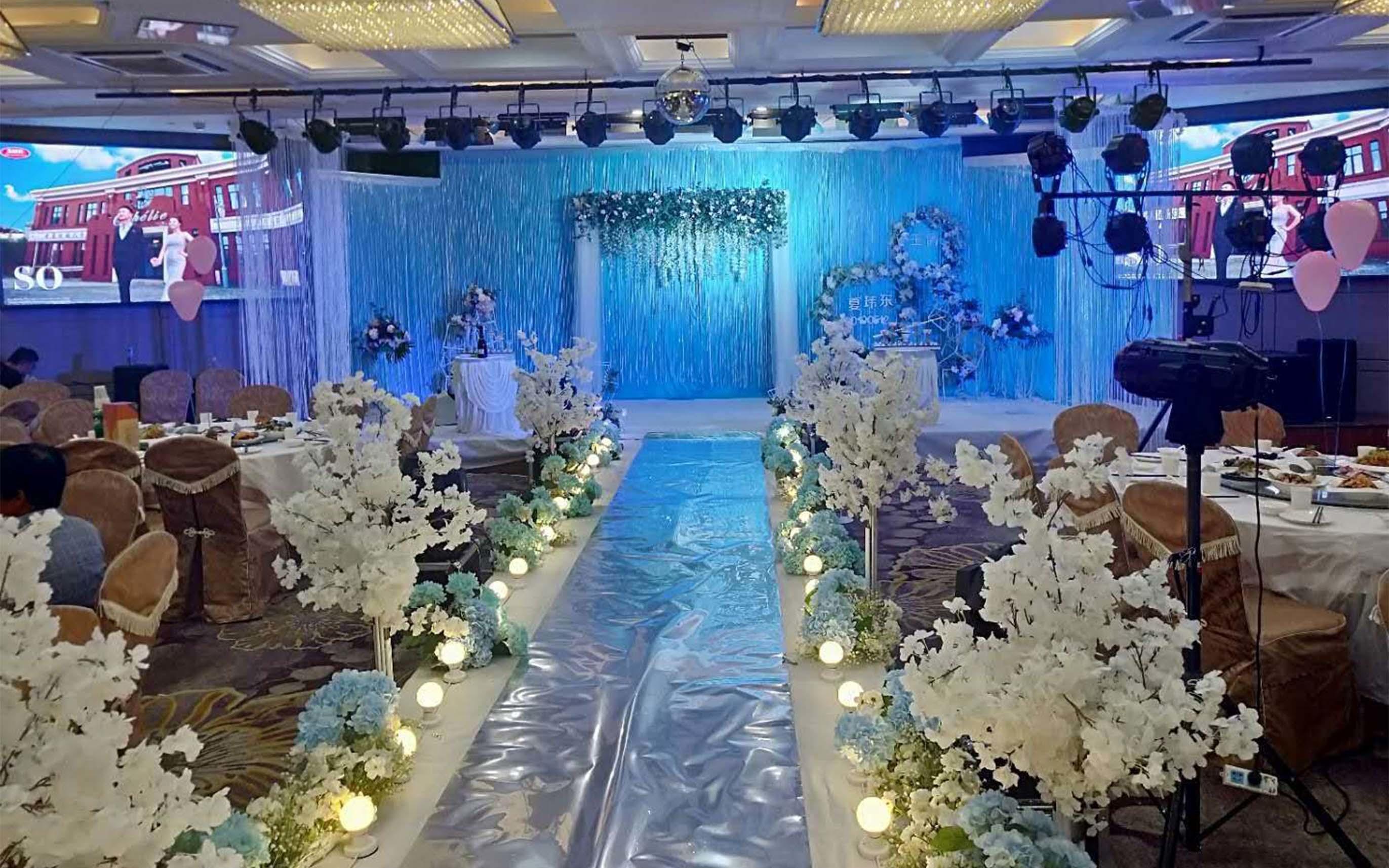 天水维纳斯婚礼定制馆——蓝色爱之旅