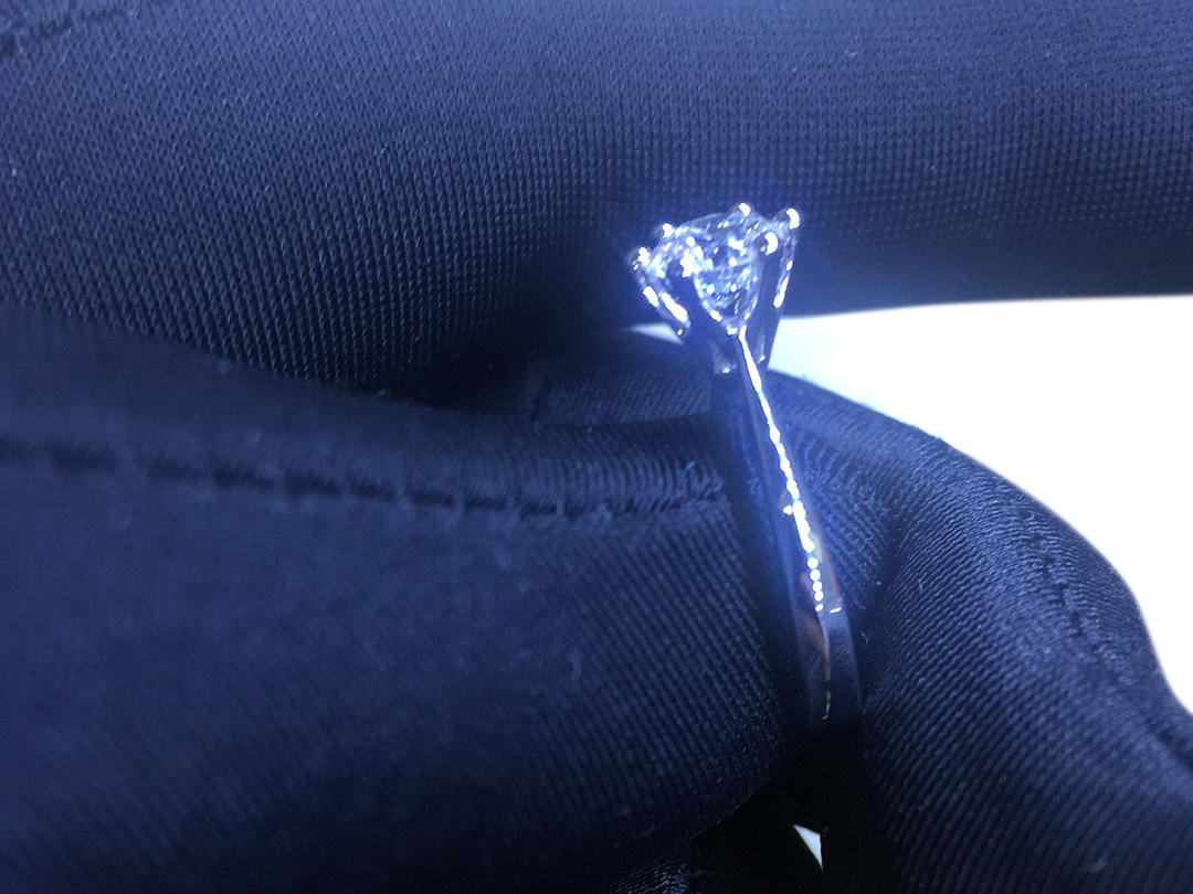 三万预算一克拉钻戒 西安实体 H色完美切工