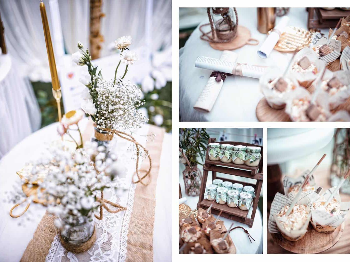 【安格婚礼】户外婚礼 白绿原木系小型婚礼