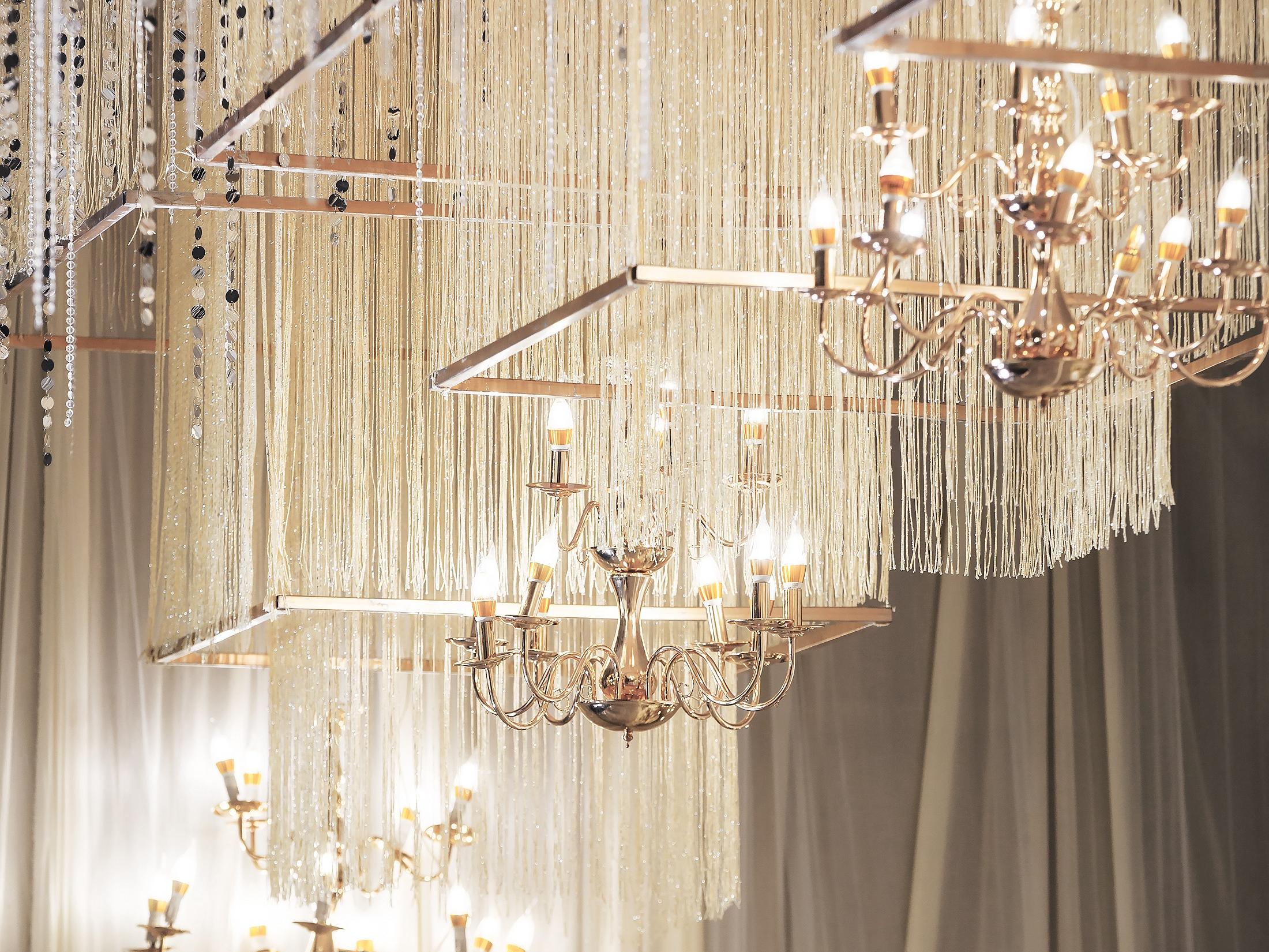 室内西式简约大气香槟婚礼