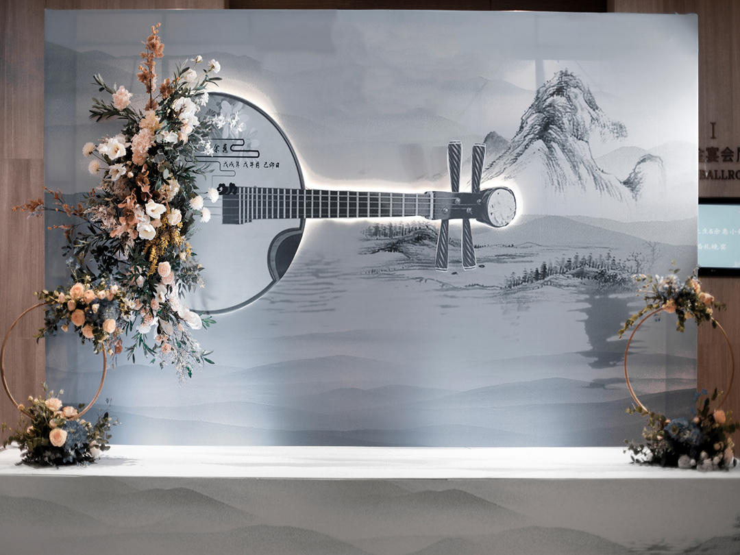 新中式江南风静谧蓝婚礼送首席四大金刚