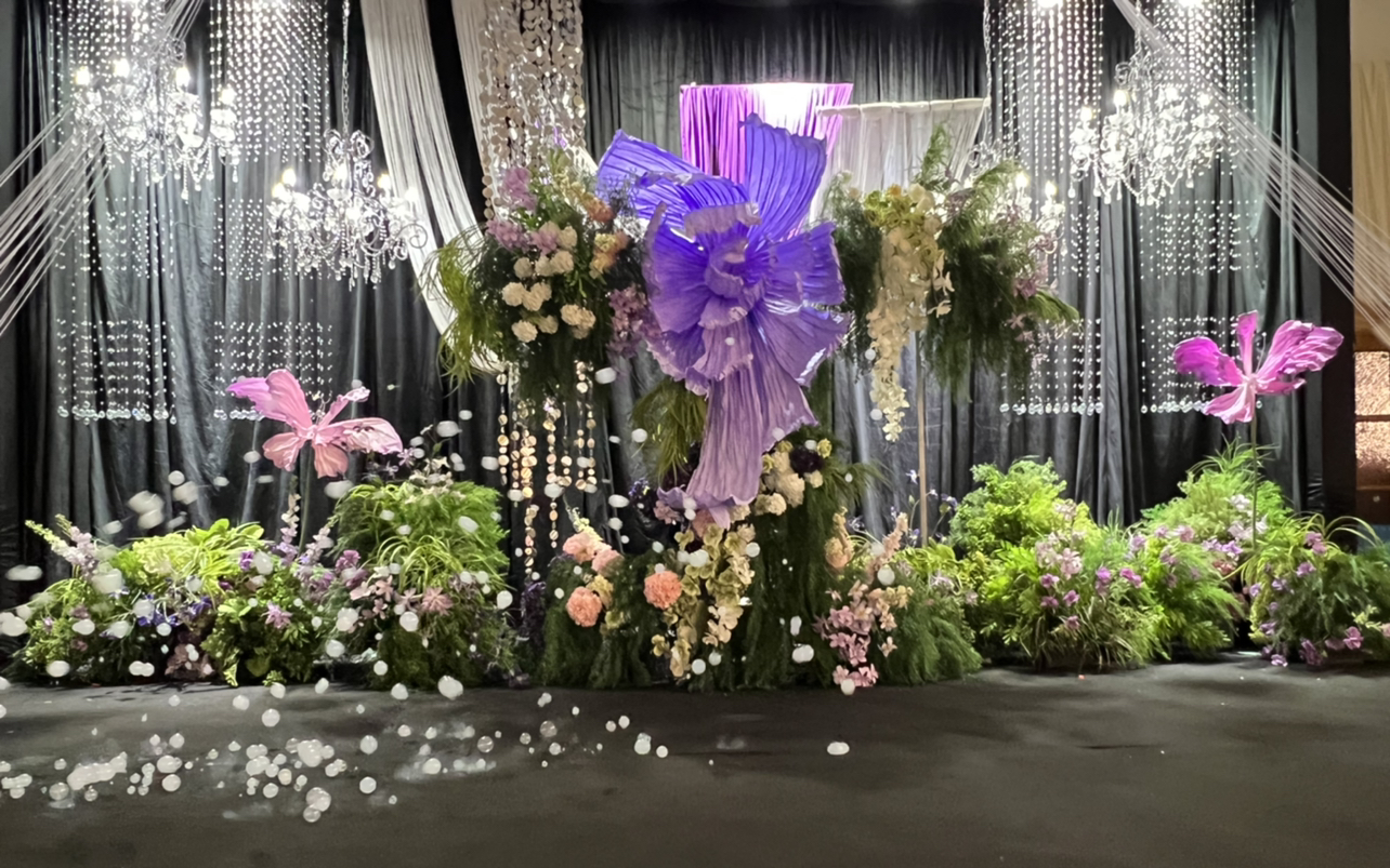 紫色系定制婚礼小预算