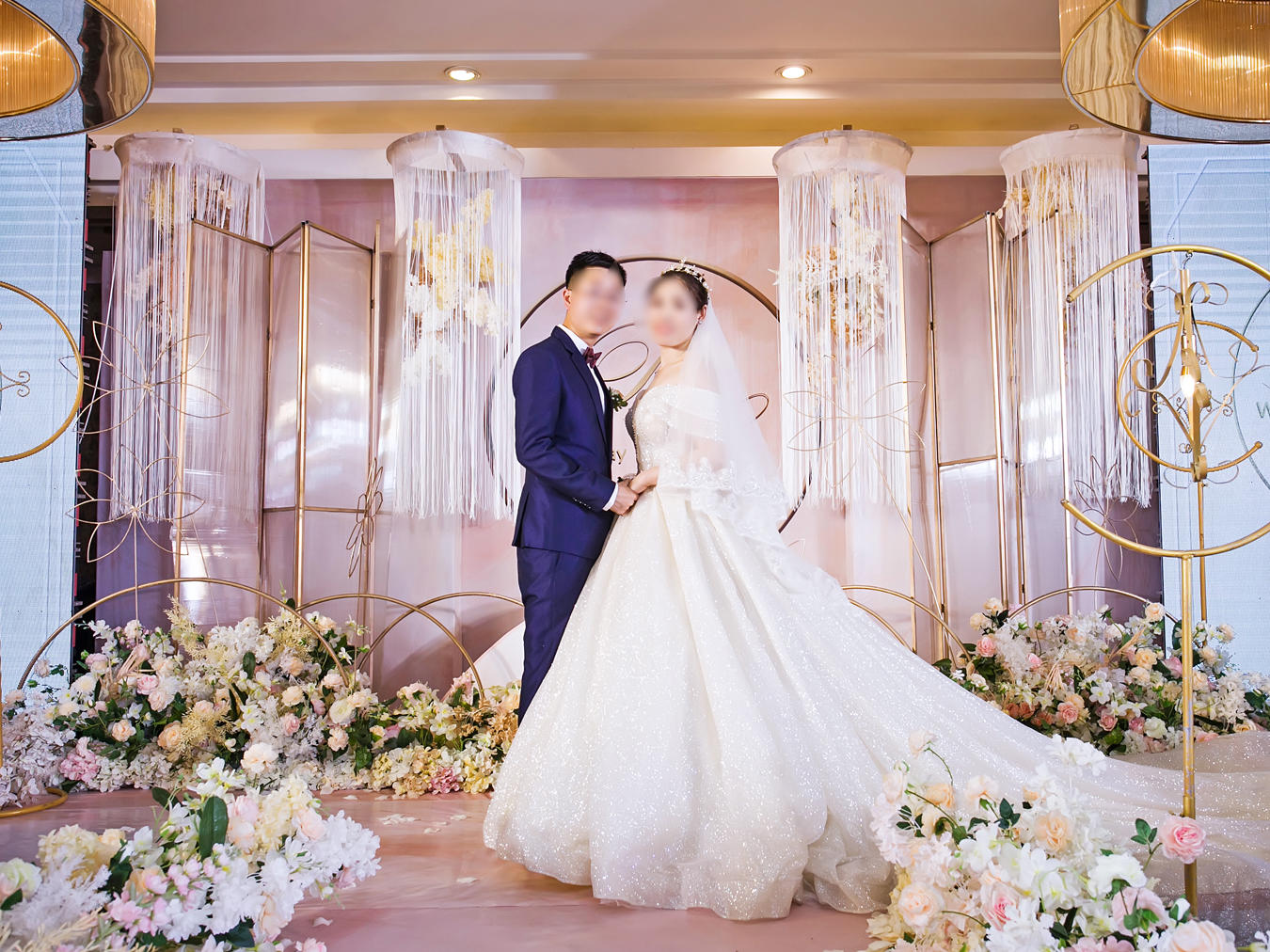 三和婚礼｜香槟色唯美婚礼　日航酒店