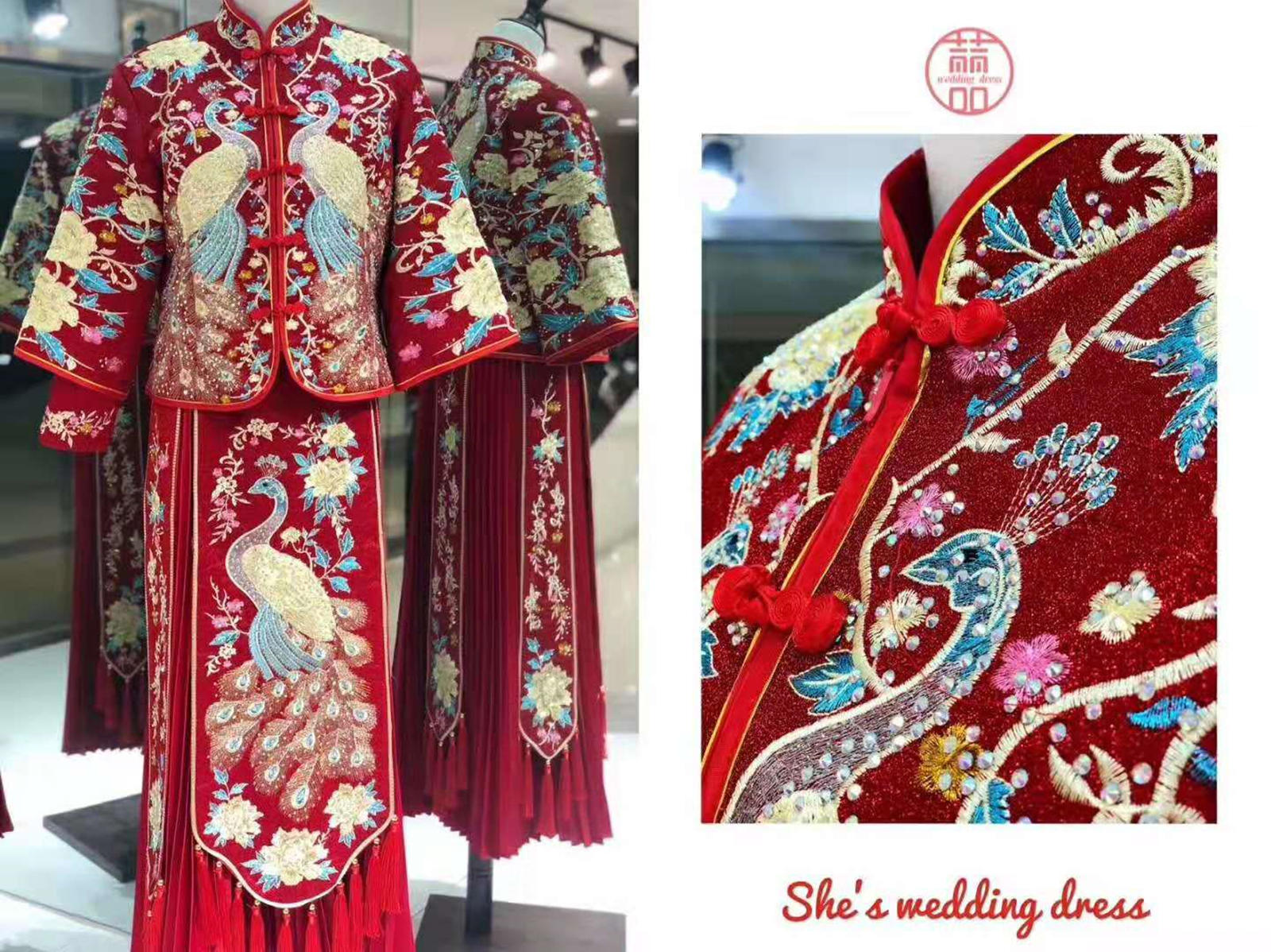 【囍婚纱】简约时尚齐地婚纱+送伴娘服 ▏伴郎衬衣