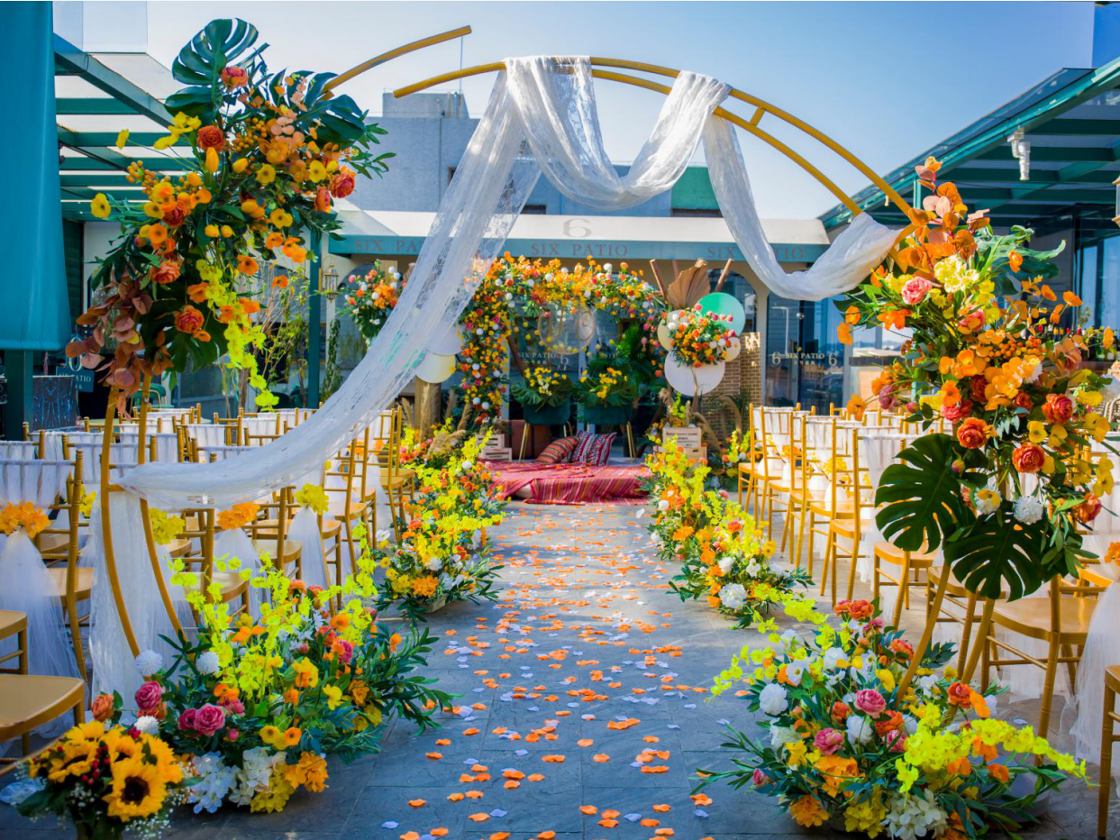 禧度婚礼/六号庭院户外婚礼私人定制+四大金刚