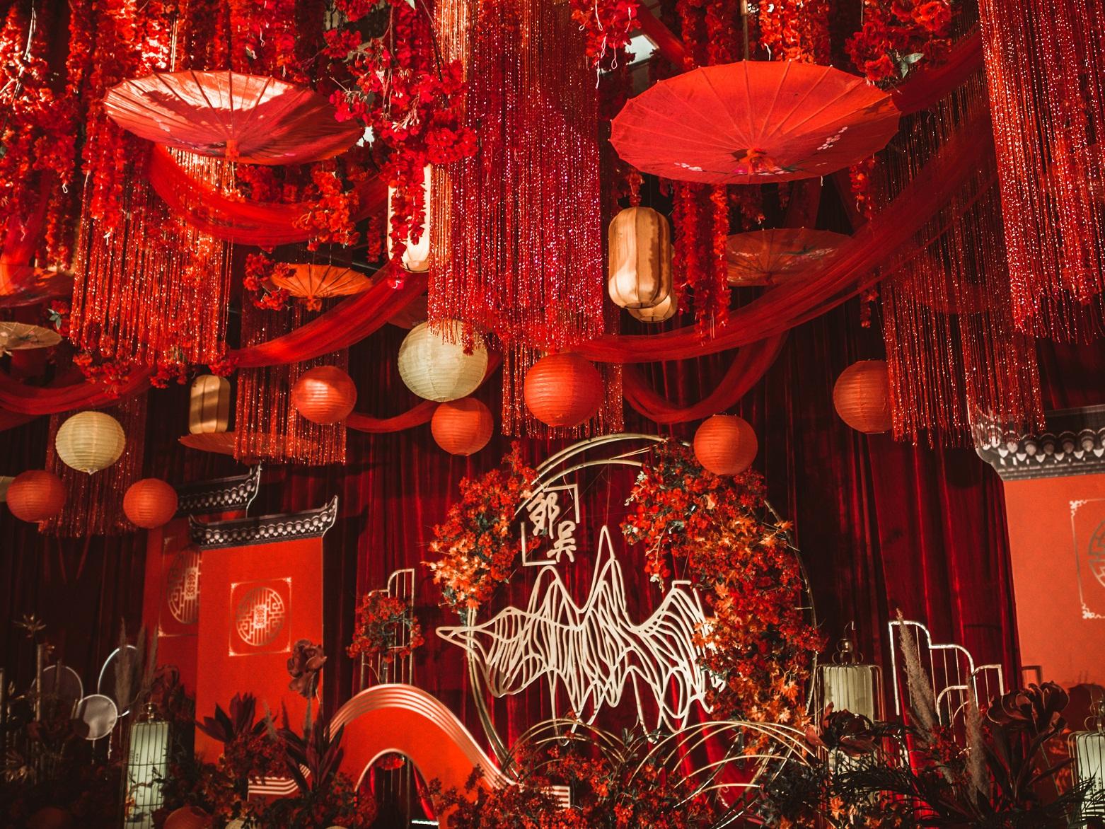 【得偶婚礼】新中式大红中国风·钟情燕尔配佳偶