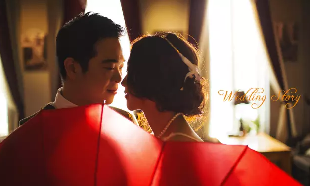 花间复古婚纱系列客片