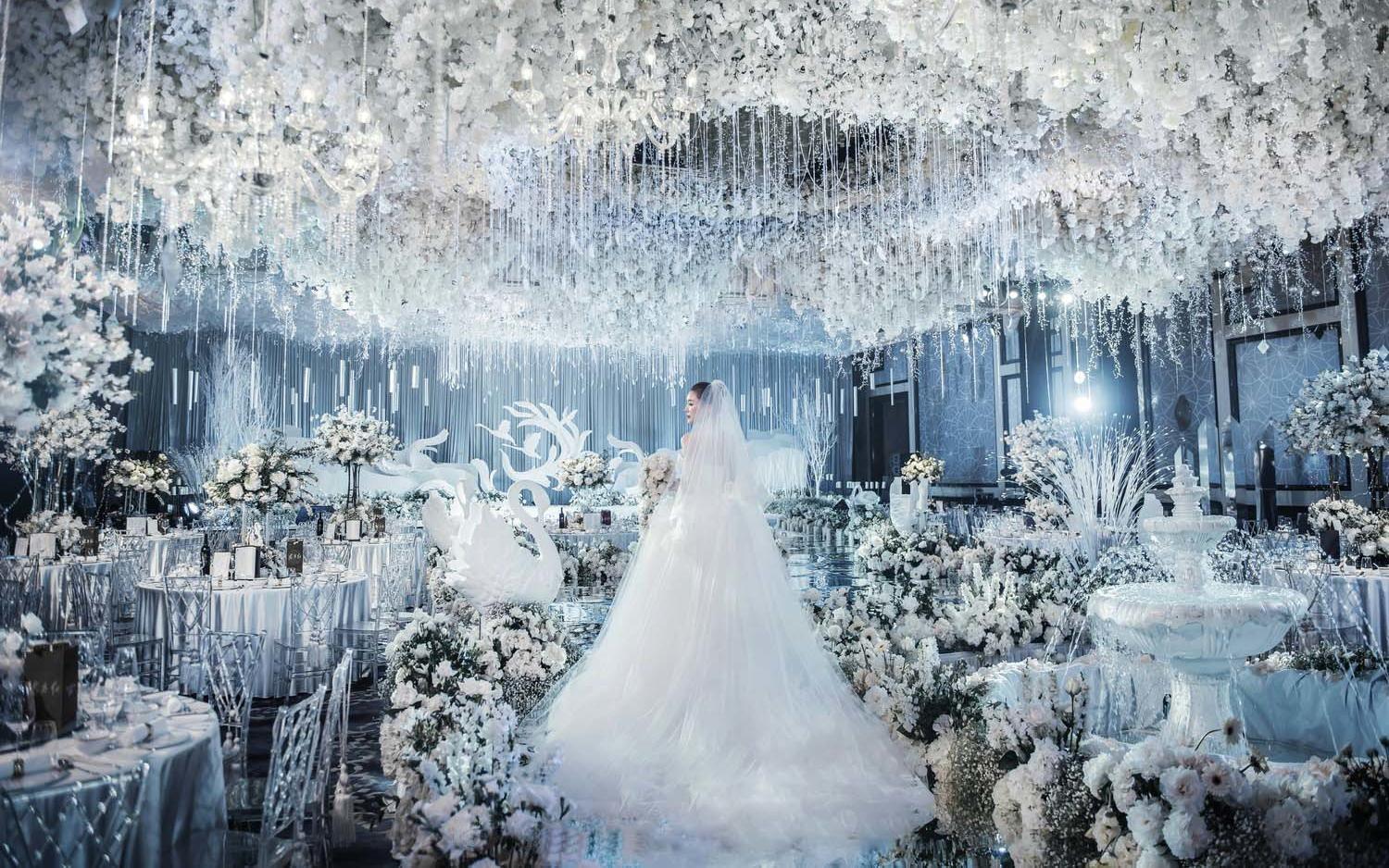 【梦幻蓝白】 主题定制婚礼 幸福树婚礼定制