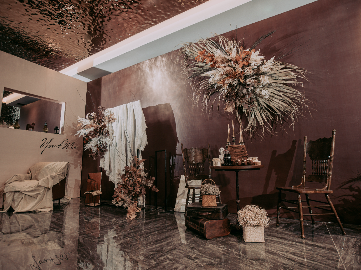 【MIAMOR】Ins風(fēng)簡約復(fù)古焦糖色小眾婚禮