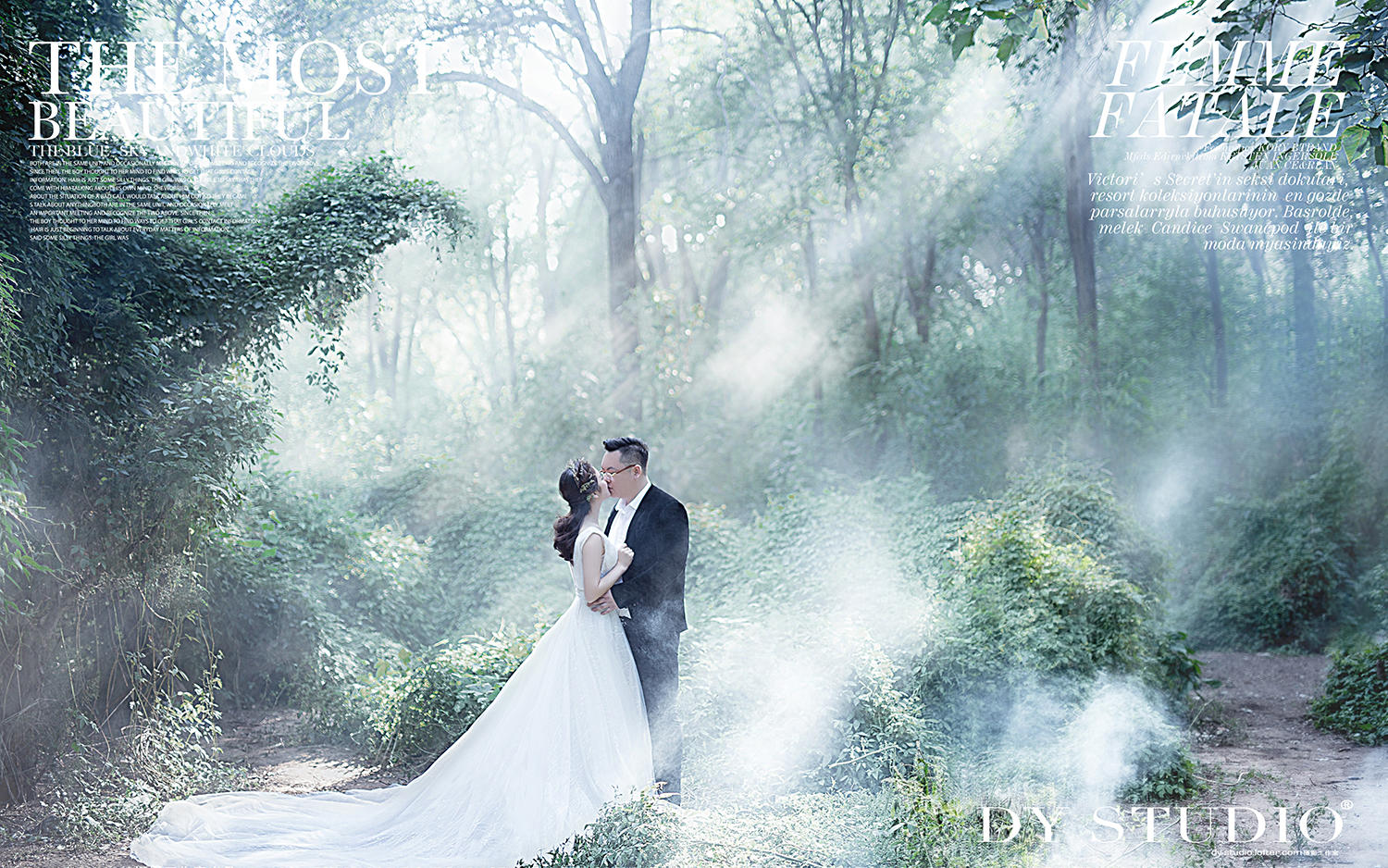 【网络专属特惠爆款】婚纱照+婚礼当天全程跟妆