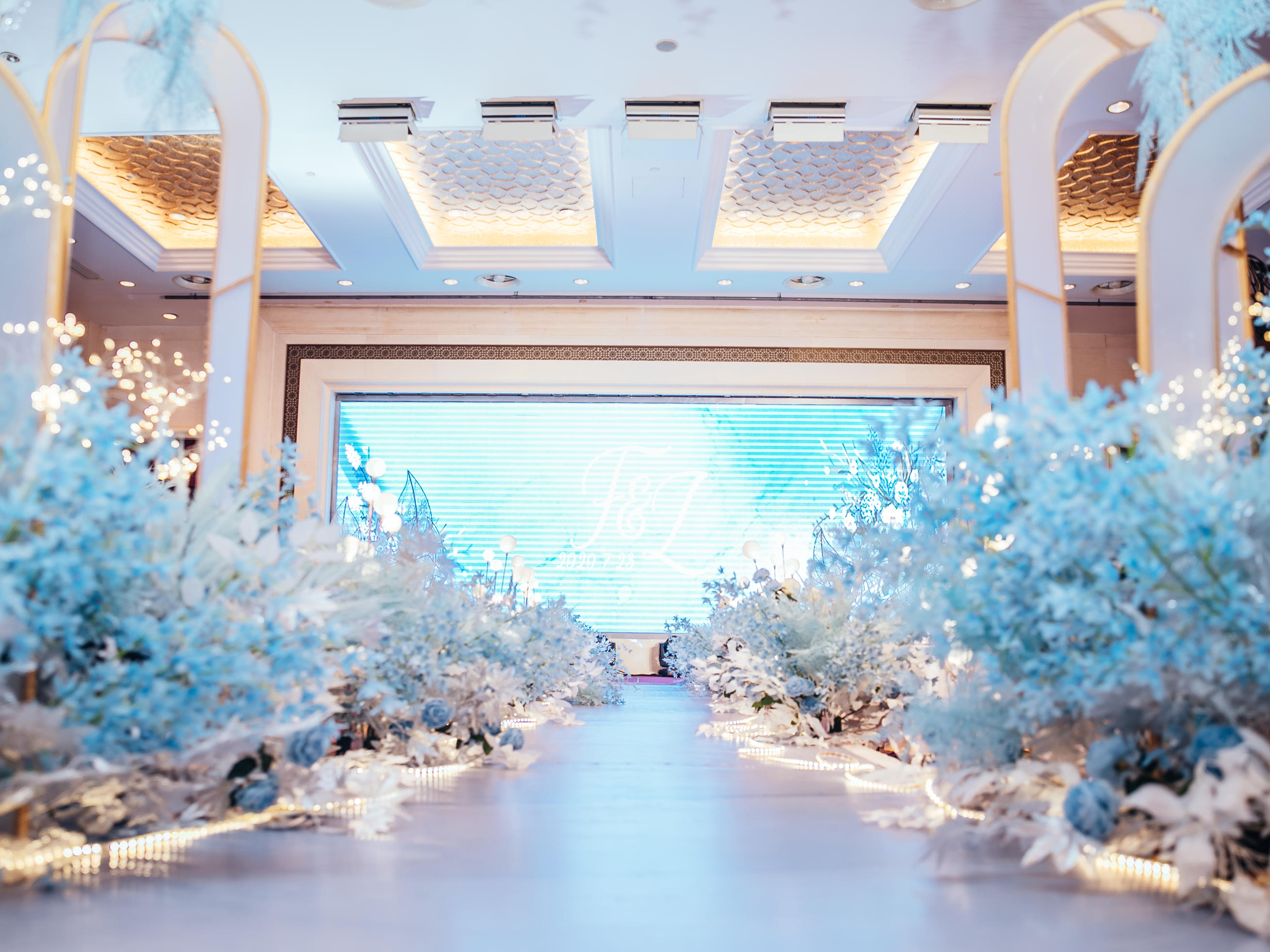 【金典幸福  暖心打造】蓝色系清新婚礼