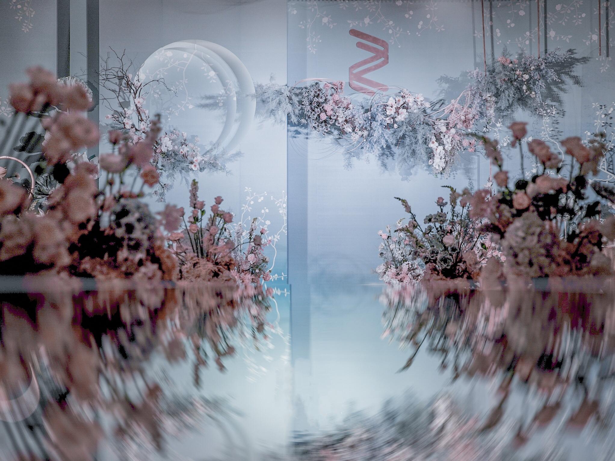 真挚纯洁的爱 新中式 蓝色系婚礼