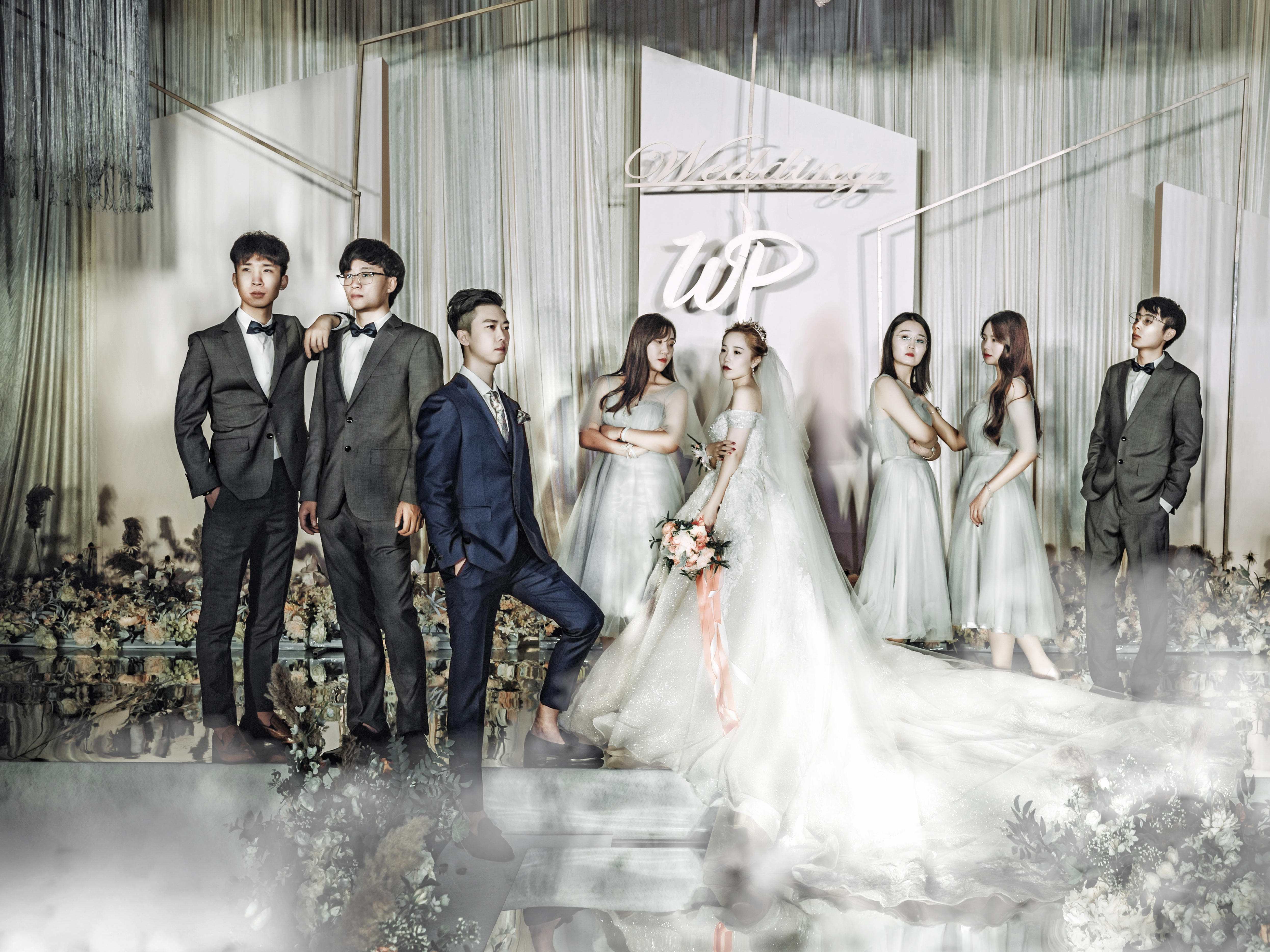 【秋季爆款】奢华大气香槟金婚礼