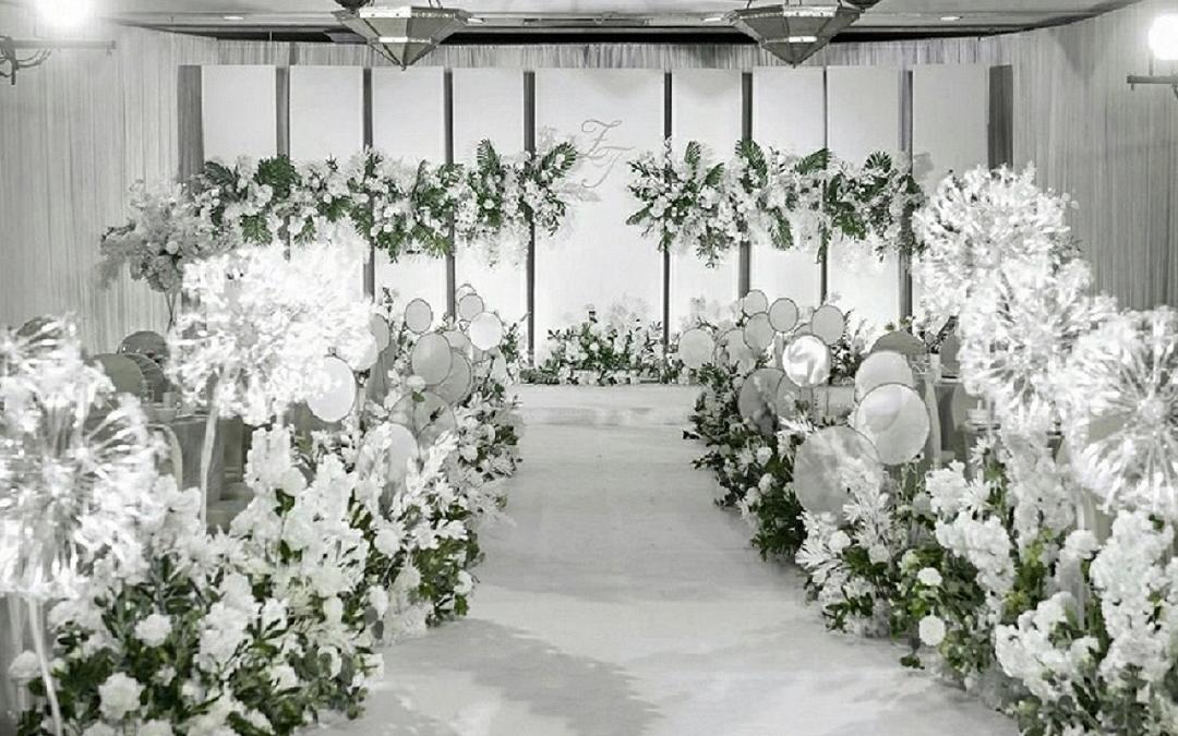 【遇见夏天】一场第预算清新简约白绿风婚礼
