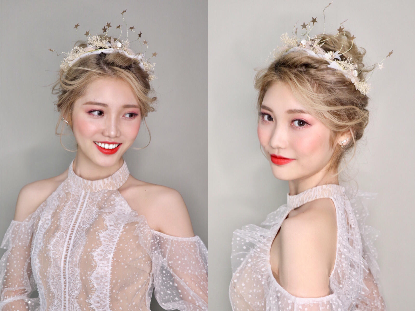 【鹿笙】首席婚纱造型（全程跟妆）