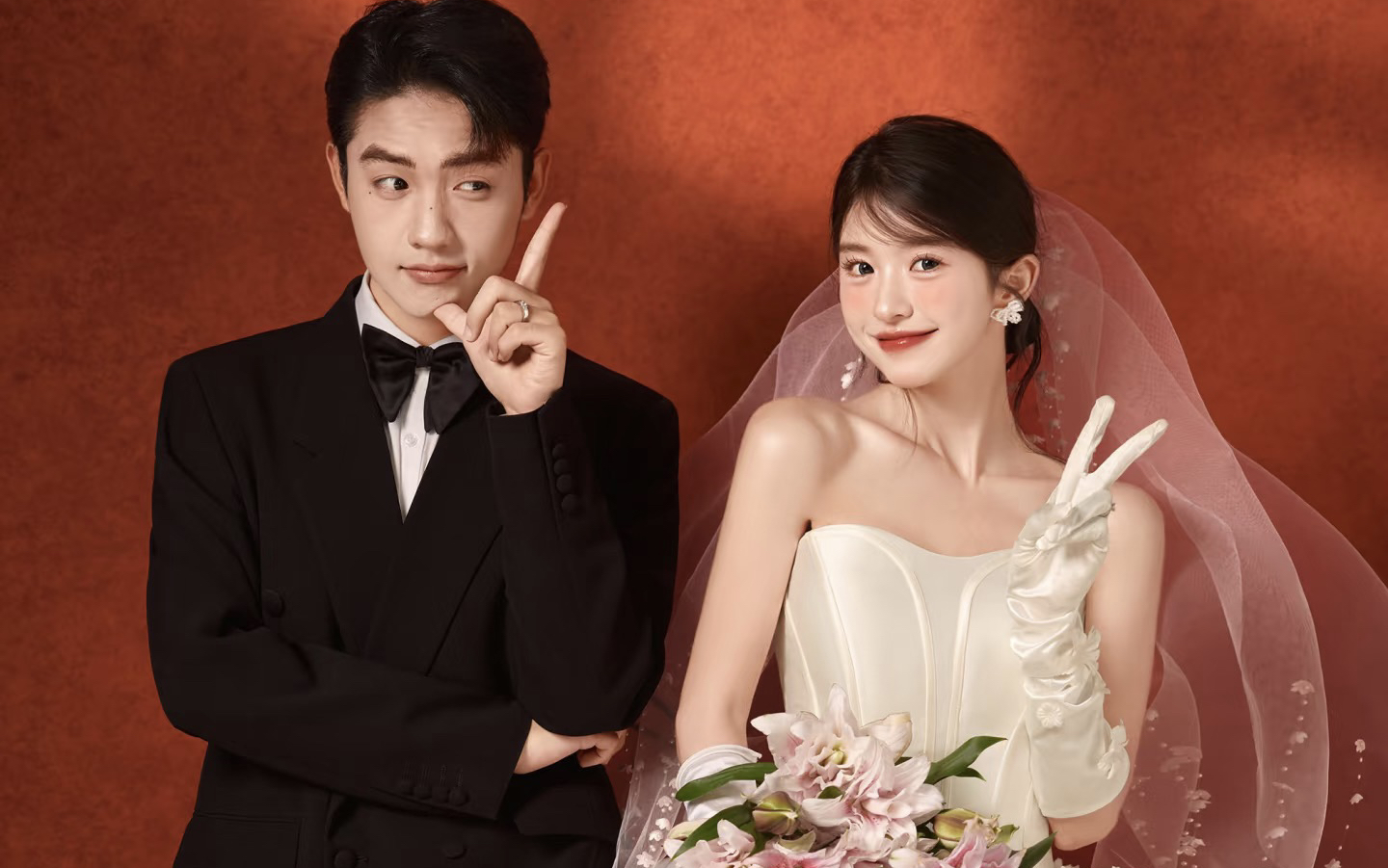 輕復(fù)古婚紗照