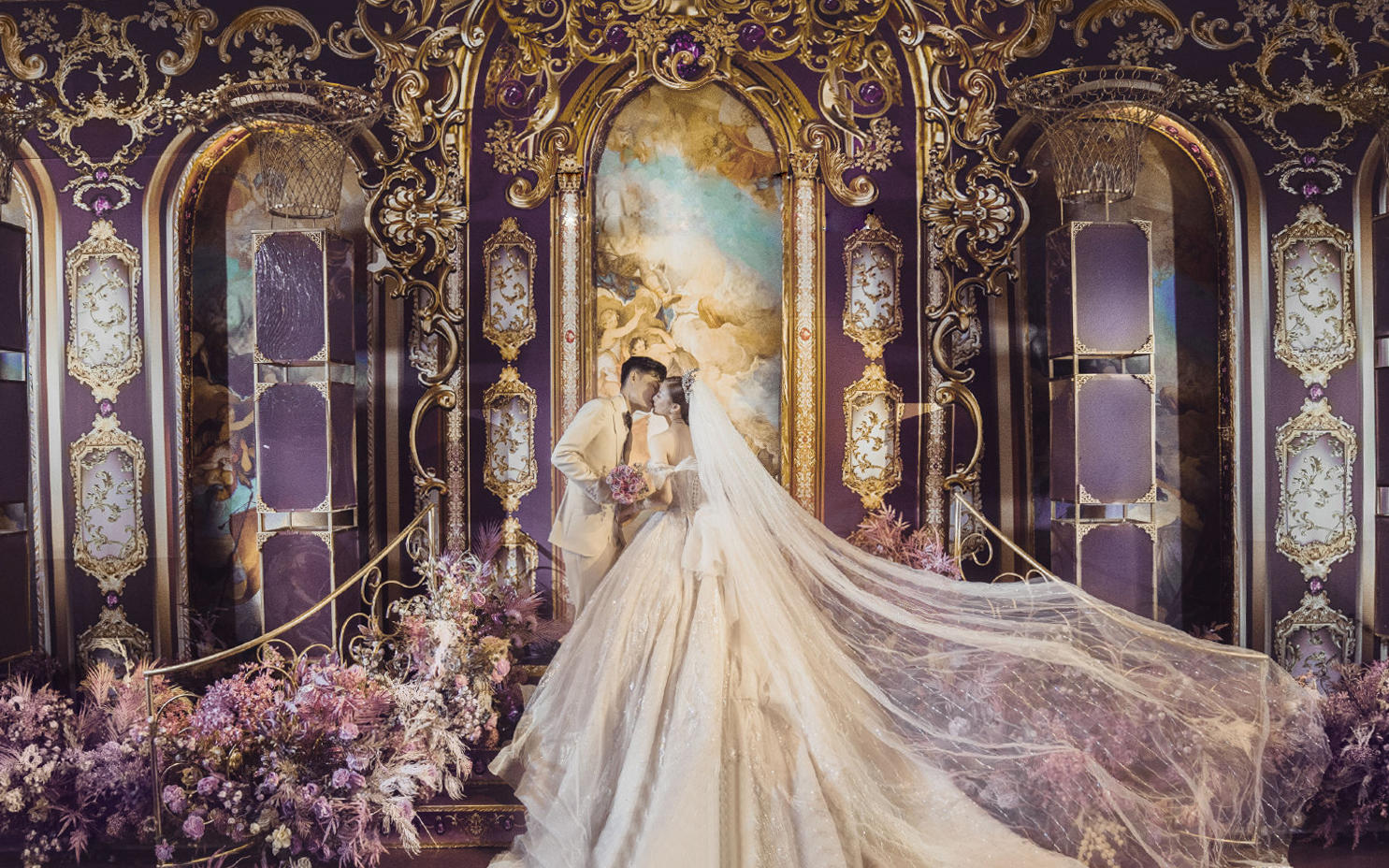 【伍拾伍婚礼】轻奢神秘宫殿