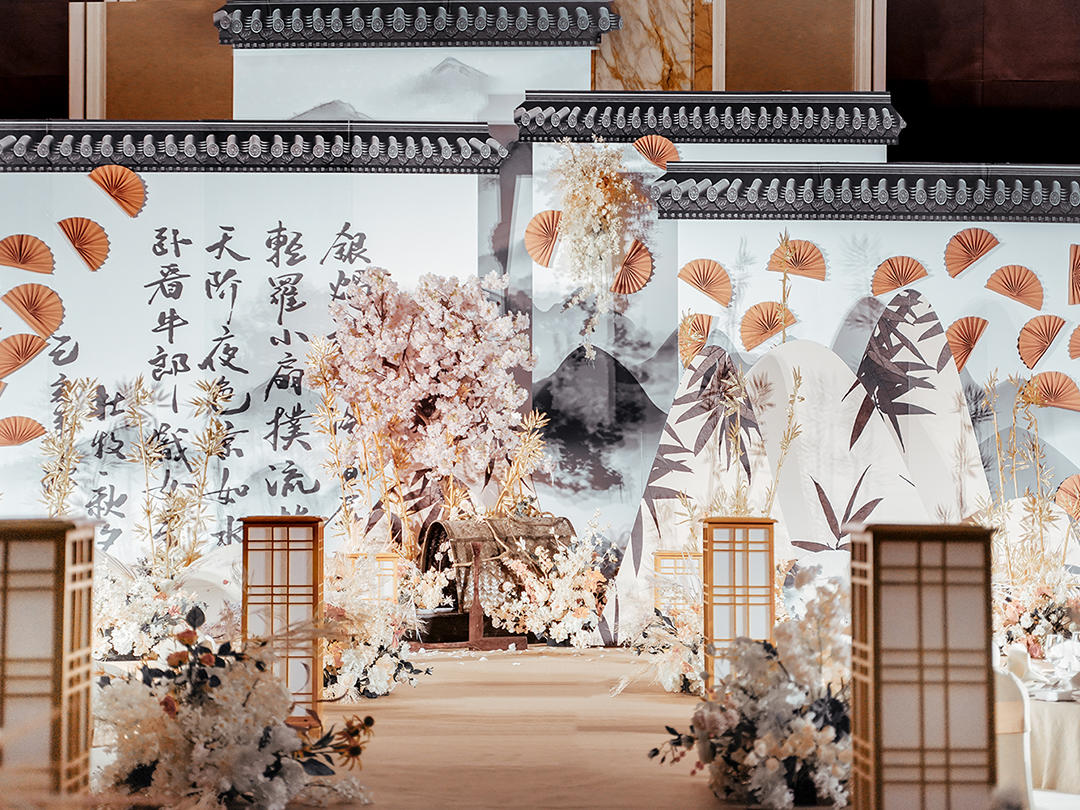 【秋夕】香格里拉｜雅致香槟新中式婚礼