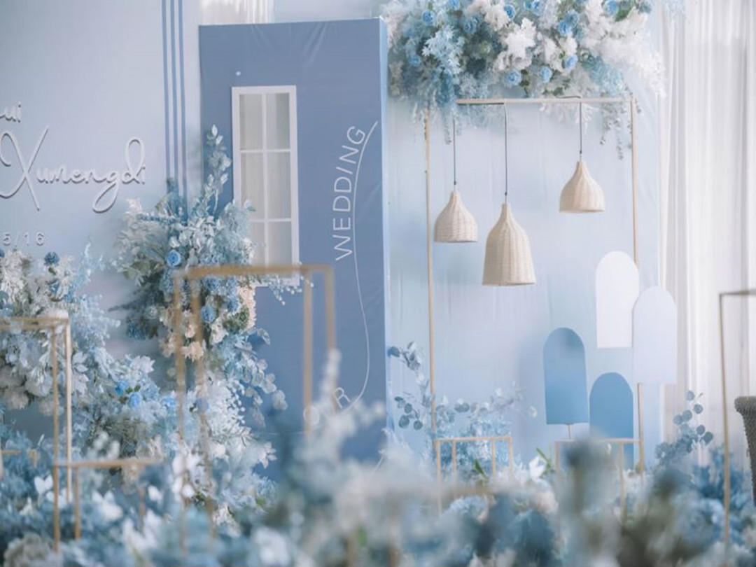 【2023流行色系】梦幻蓝色婚礼