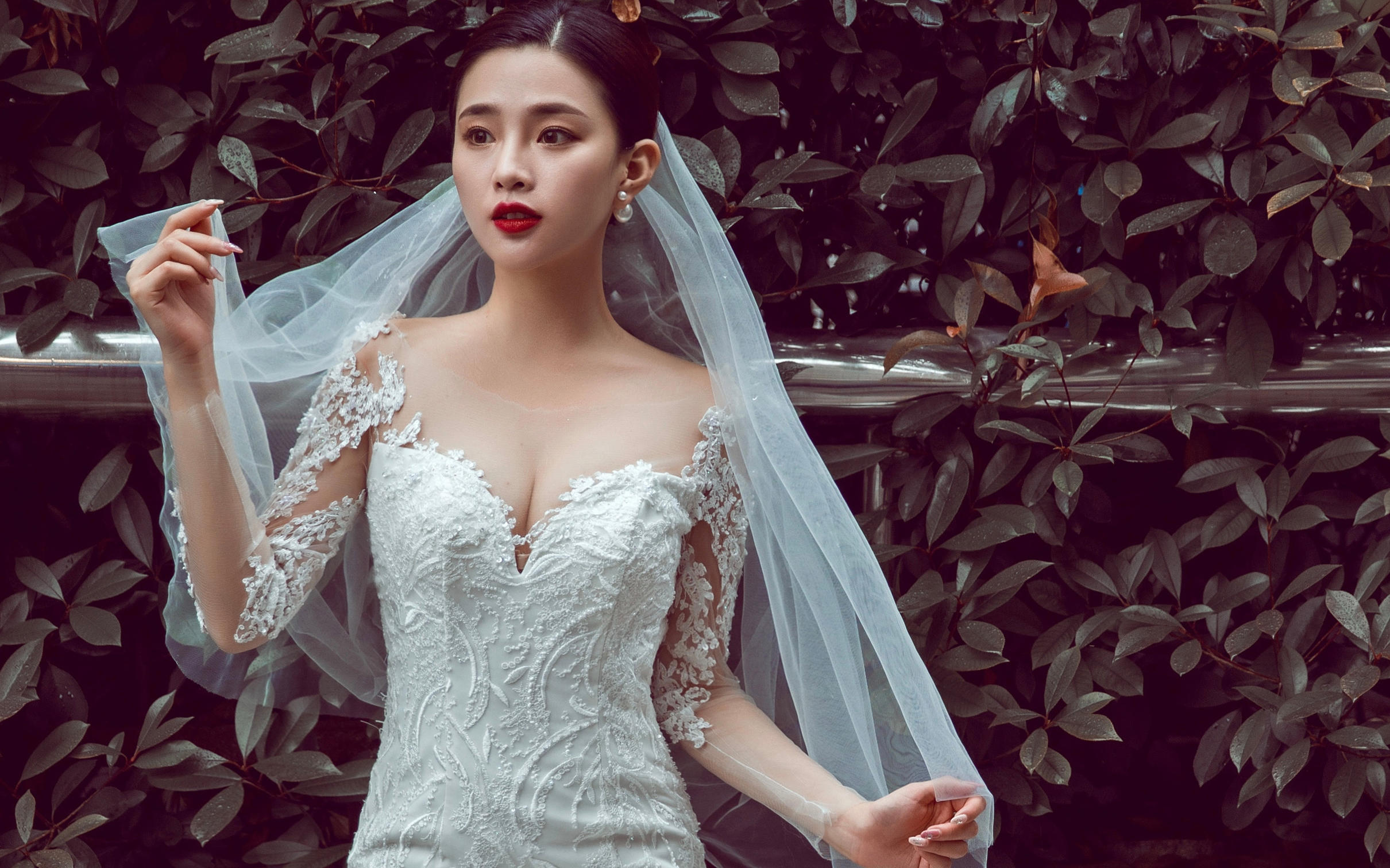 高定鱼尾婚纱 细腻 精致 浪漫 