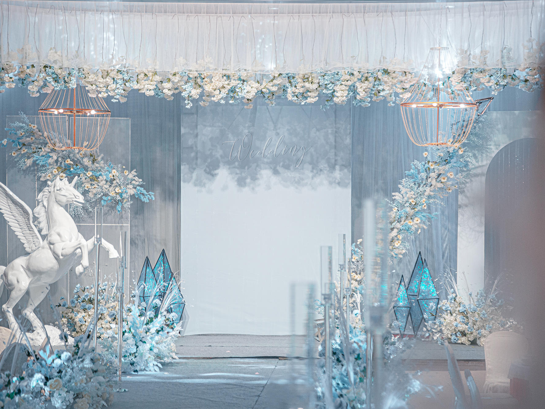 【洛亚皇朝婚礼】雾霾蓝 蓝色婚礼