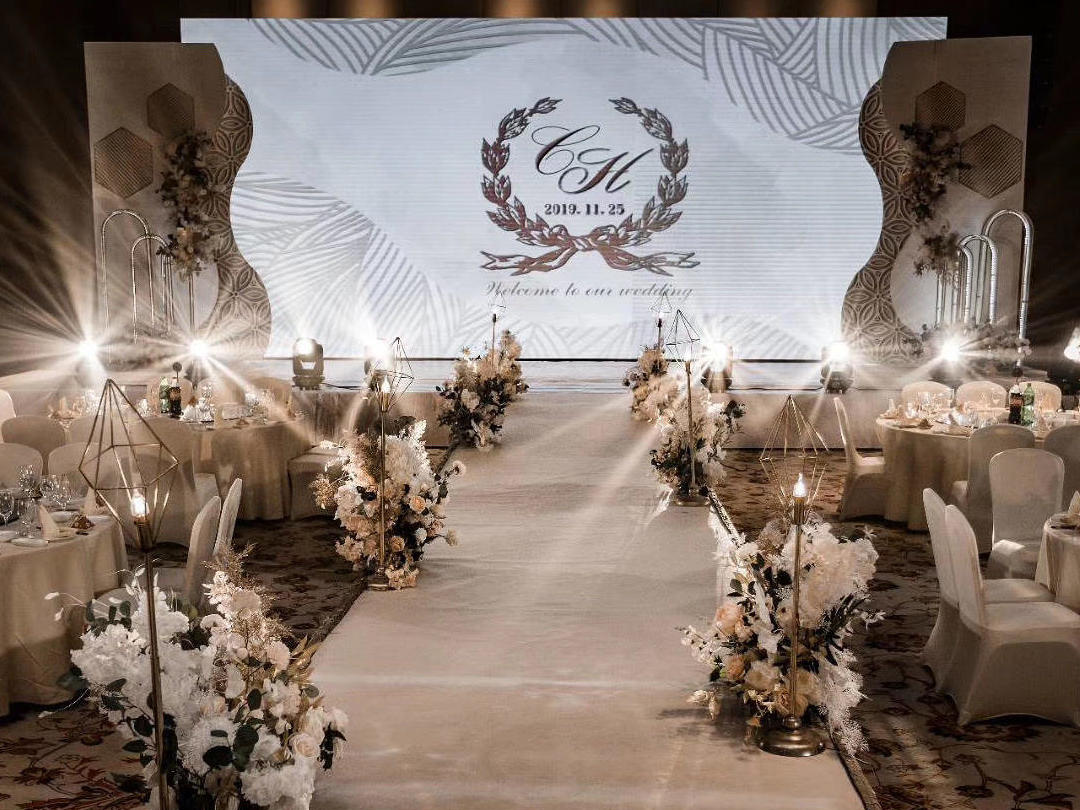 香槟色大气欧式婚礼   