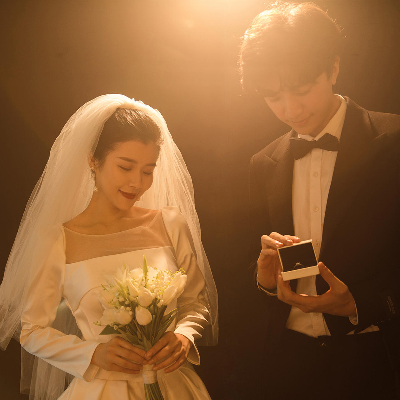 【巴黎婚纱】室内极简婚纱照系列