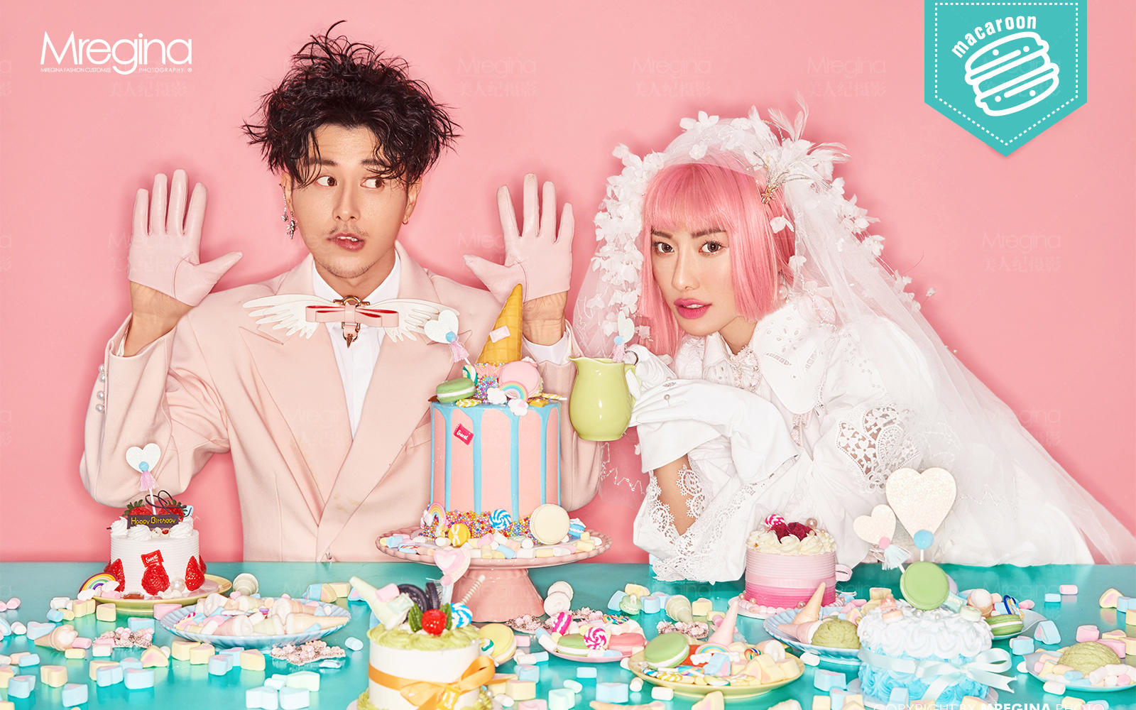 美人计样片·马卡龙系列糖果