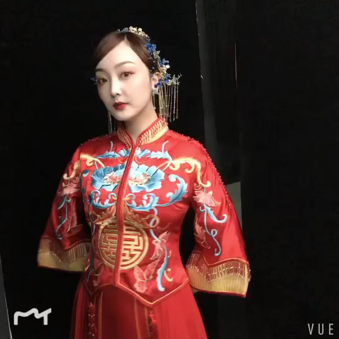 [MILA米拉婚纱]新款中式-韶华蝶梦