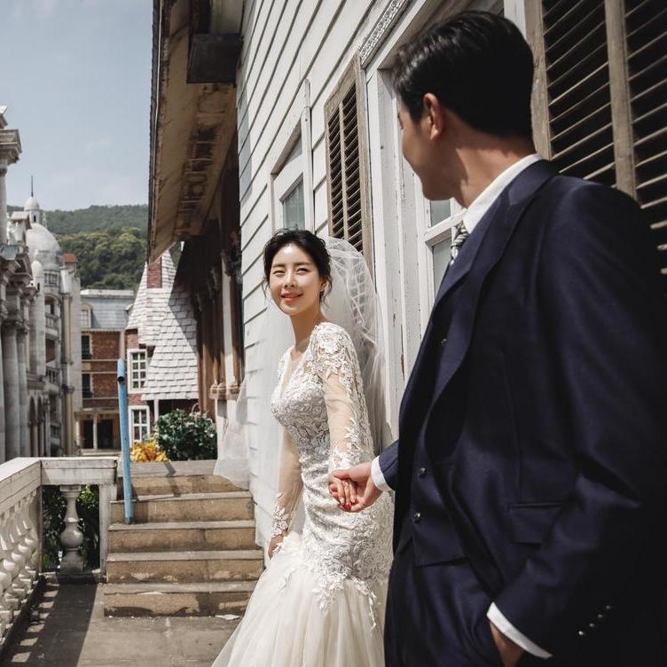 【好莱坞摄影工作室】外国风情婚纱照