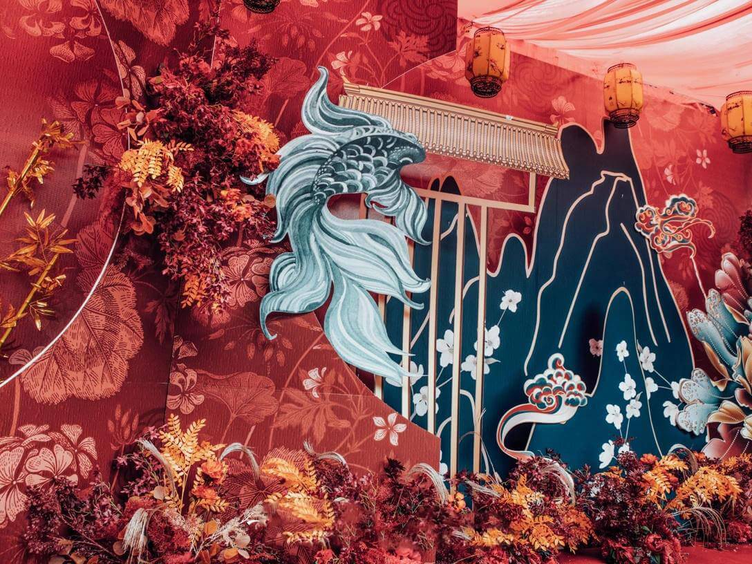 【红蓝CP】红蓝配色大气新中式国潮婚礼