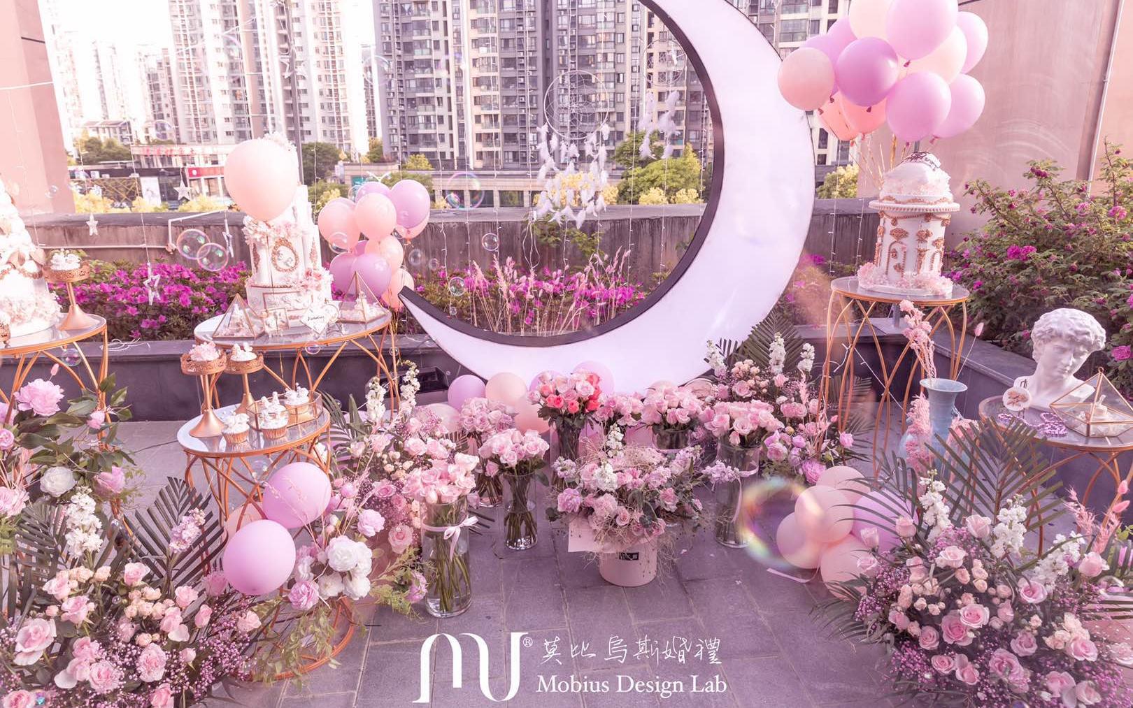 《荔枝新语》高级梦幻粉色系定制婚礼