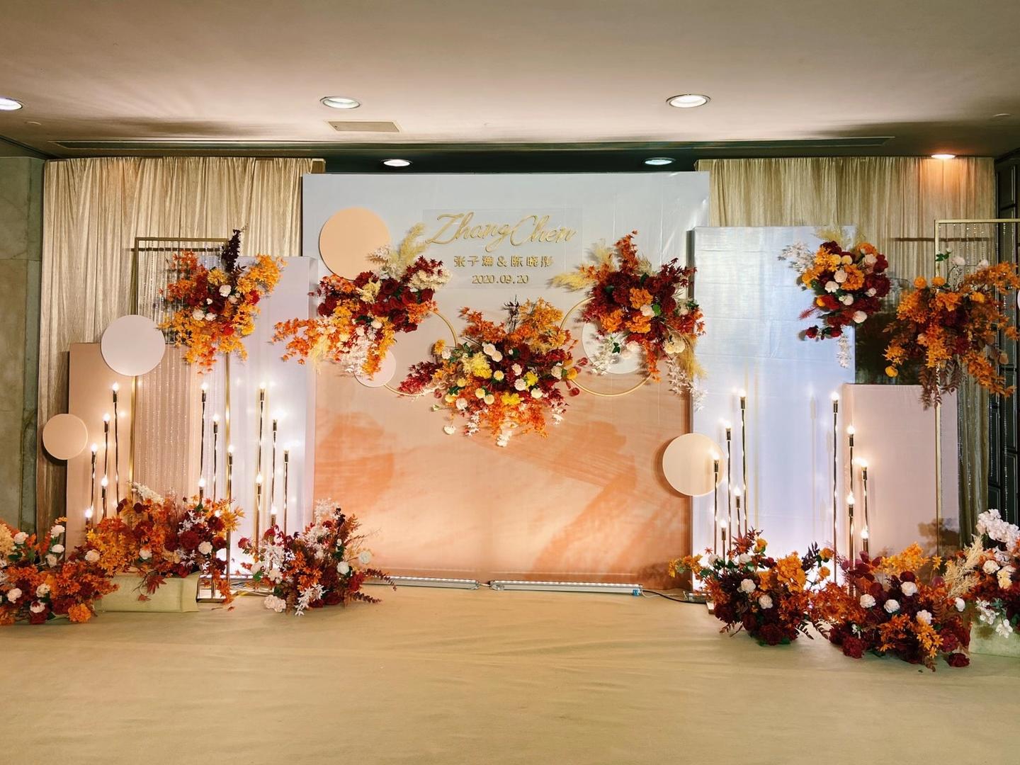 单个区域布置  留影合影区布置 超划算