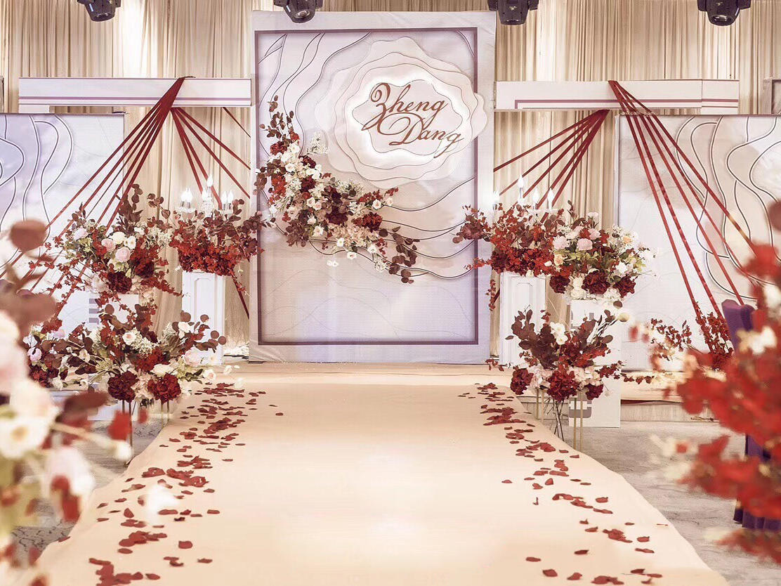 留影区签到区T台婚礼省心套