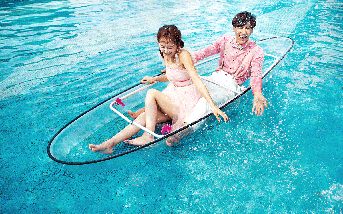 【地摊价！】水晶船+8服8造+立减两千+底片全送