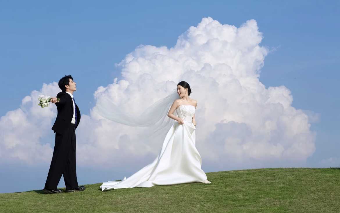 生命力山顶婚纱照