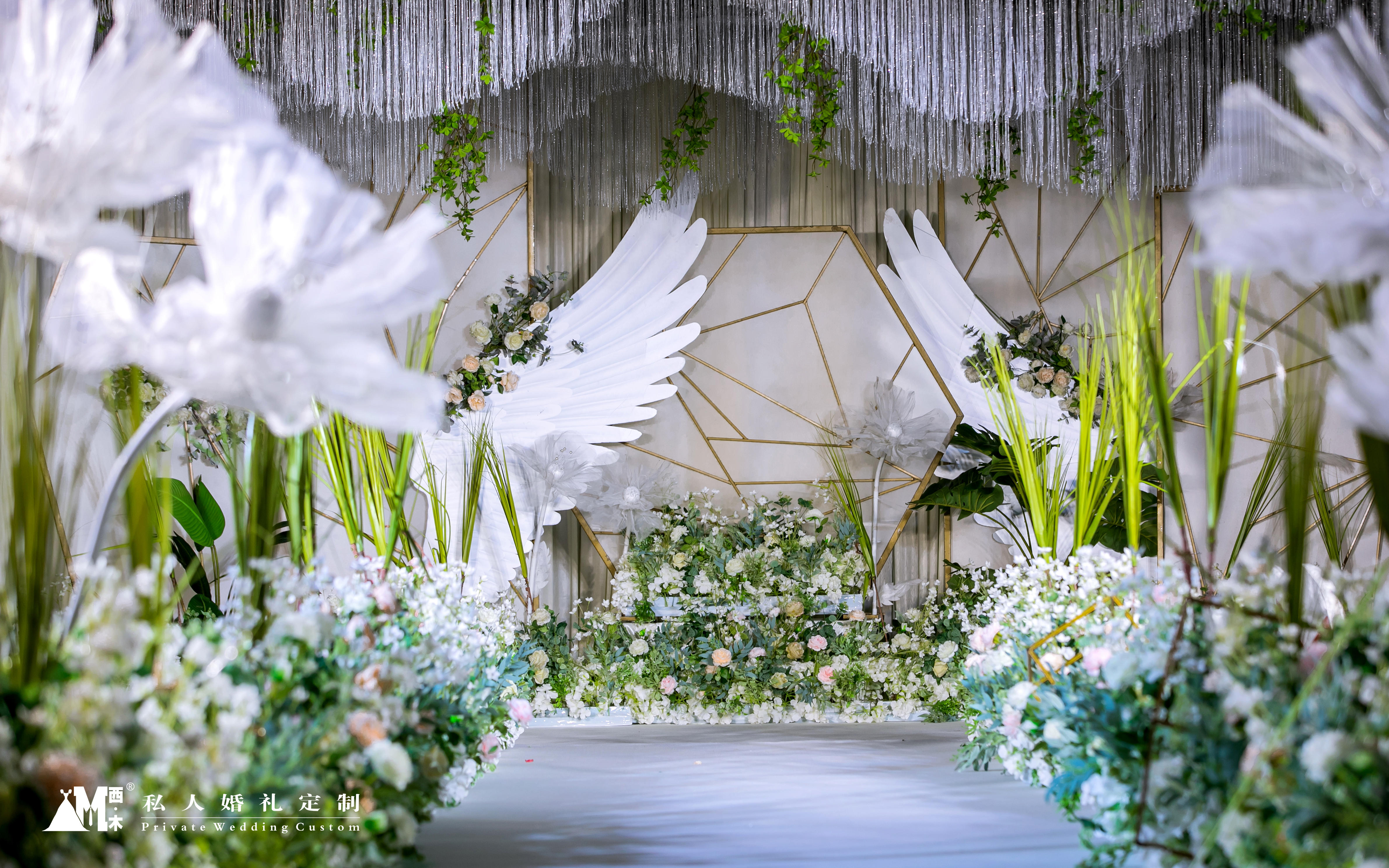 #长沙浏阳西木婚礼静谧温馨的小清新婚礼现场#