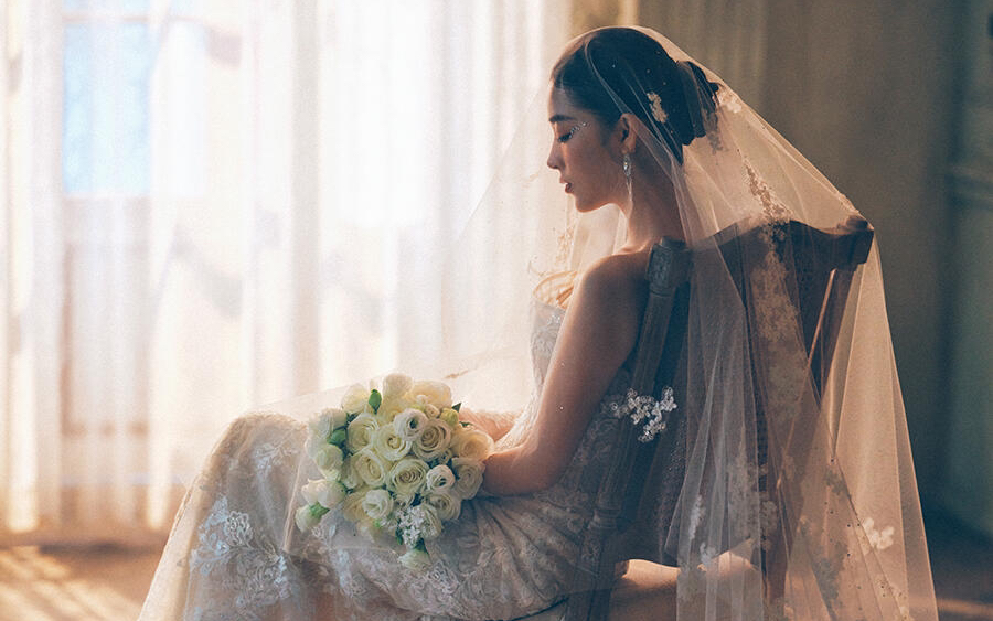 法式复古光影婚纱照｜温柔到骨子里的浪漫