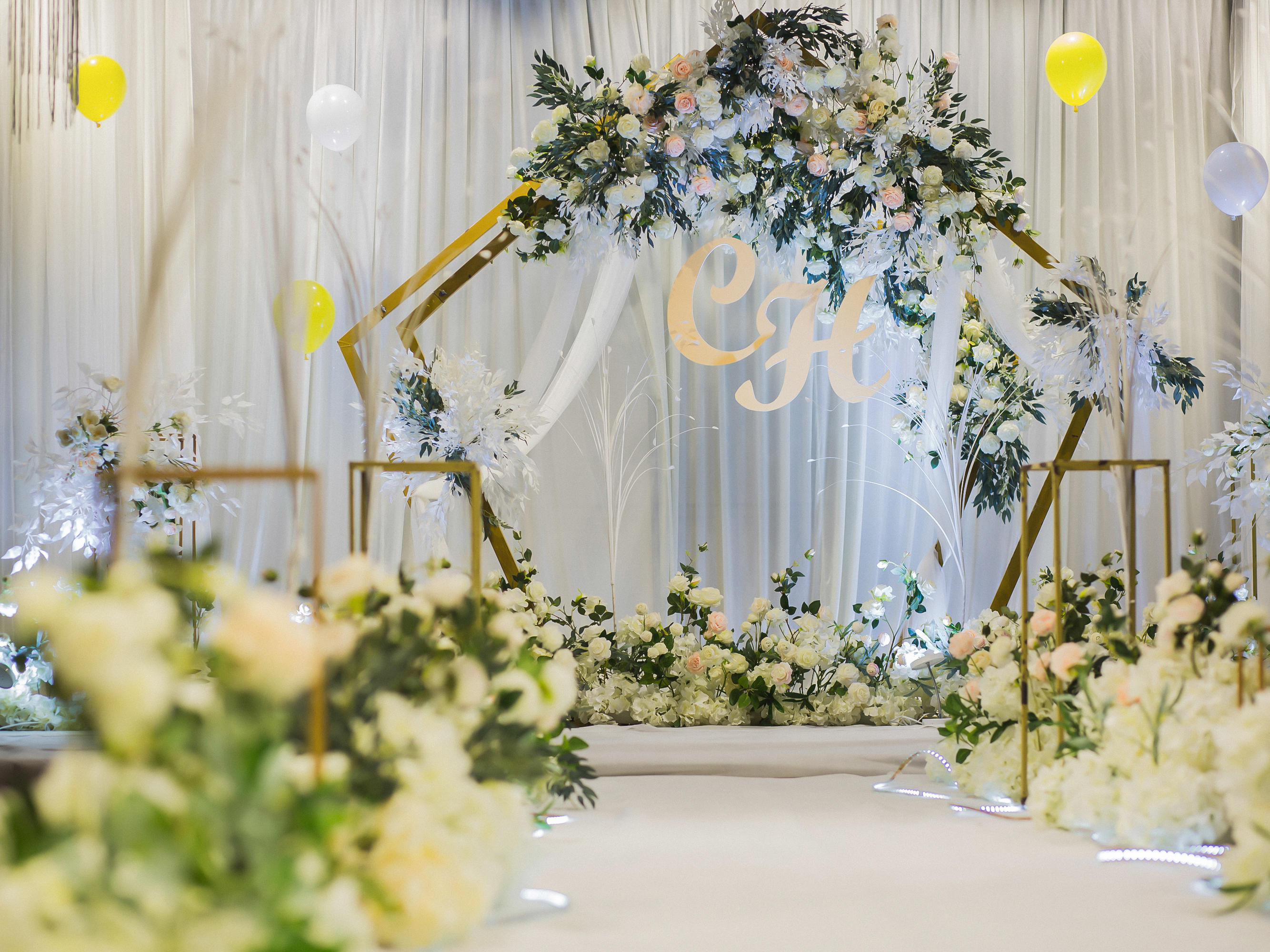 【特惠婚礼】超值抢购香槟色婚礼+三大金刚【实景】