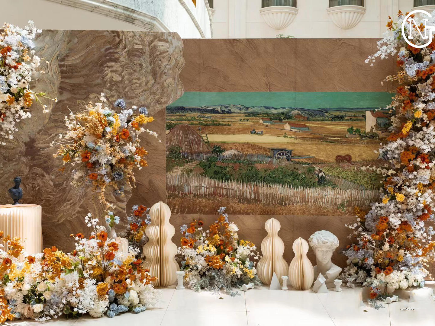 概念婚礼油画艺术风婚礼设计