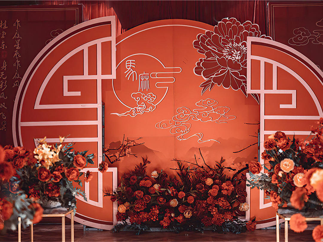 红色新中式主题婚礼《韵》