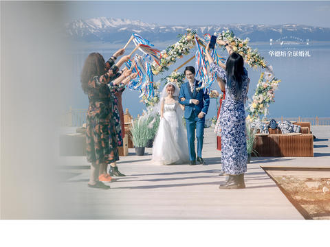新疆赛里木湖婚礼    