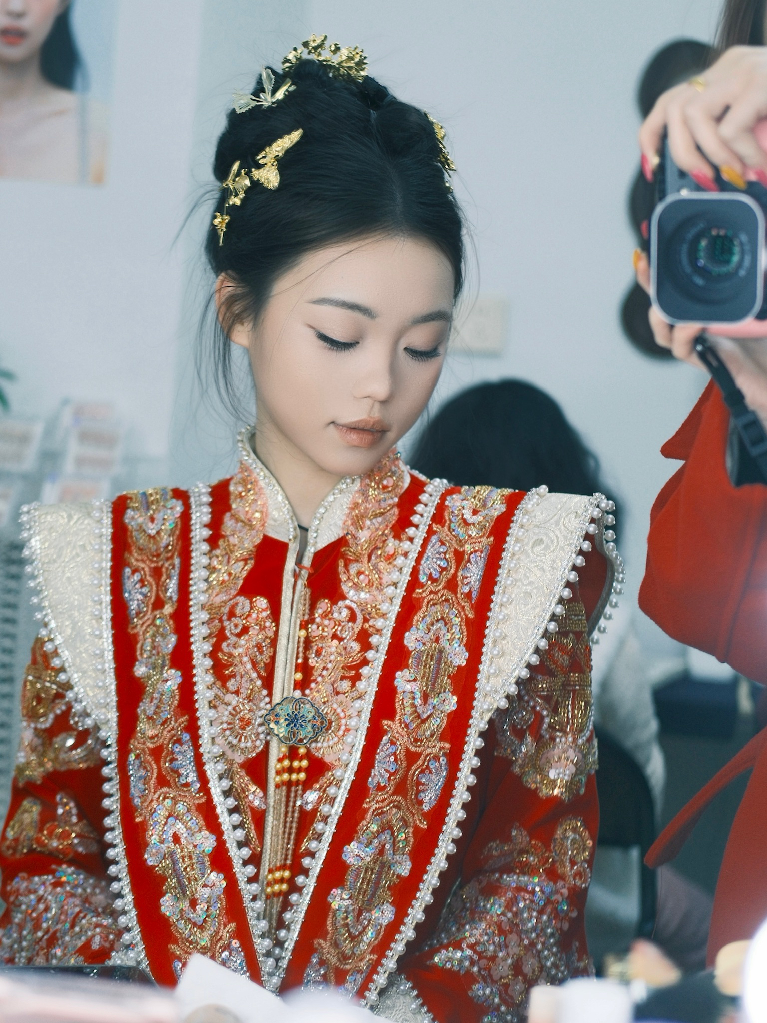 福建跟妆｜汉服式秀禾新娘妆造