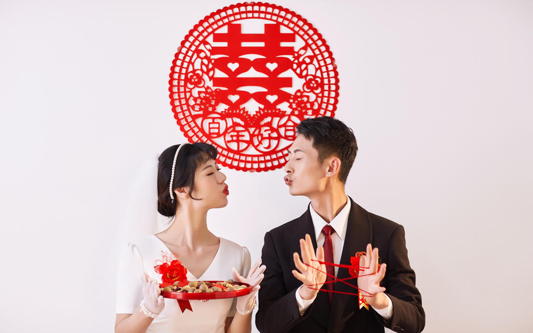 一家四口全家福纪念系列  