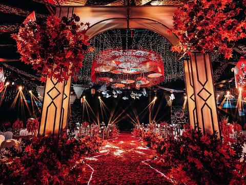 传统中式婚礼喜庆红色   