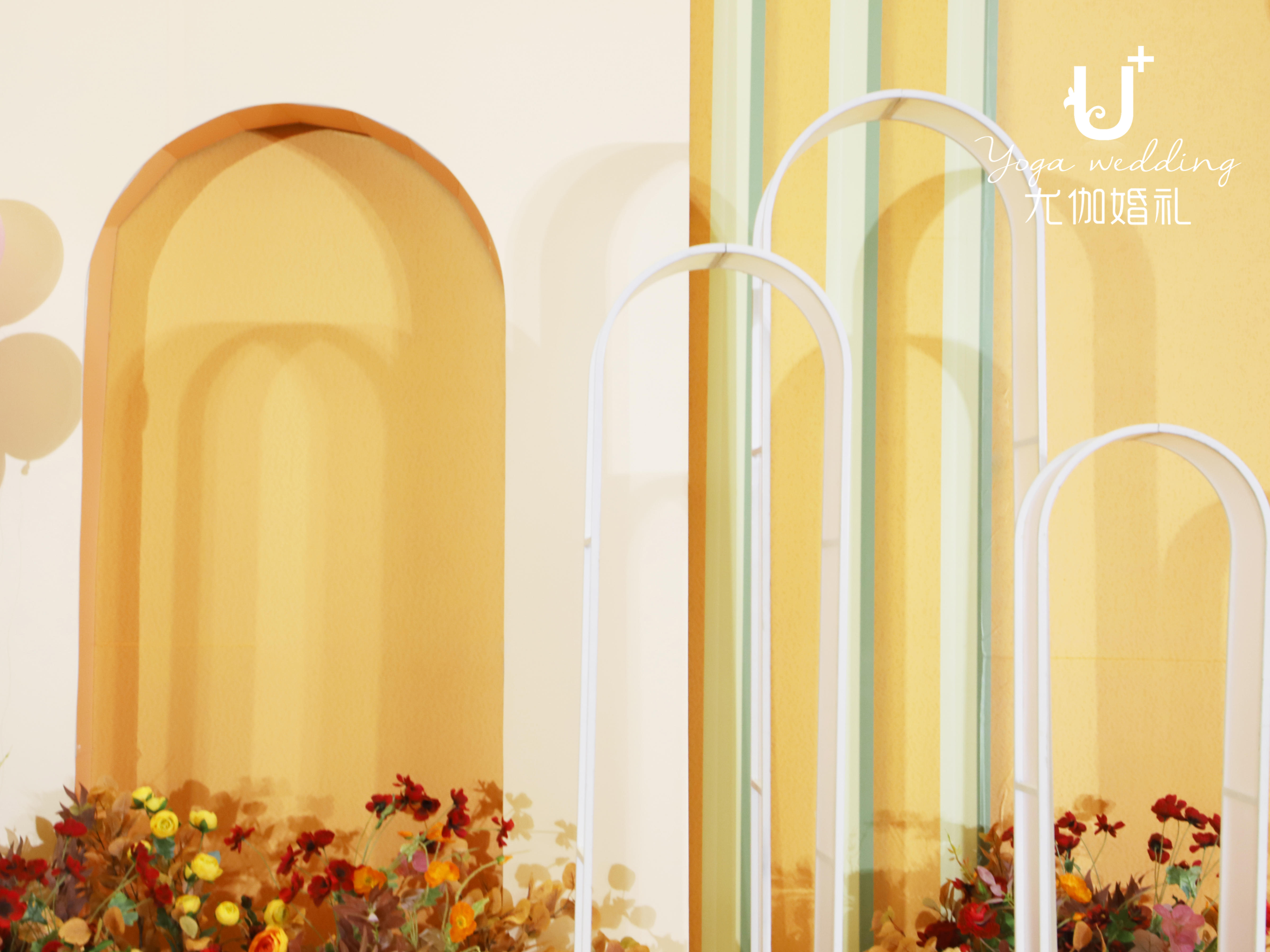 2020流行风橘色花艺婚礼---《若水年华》