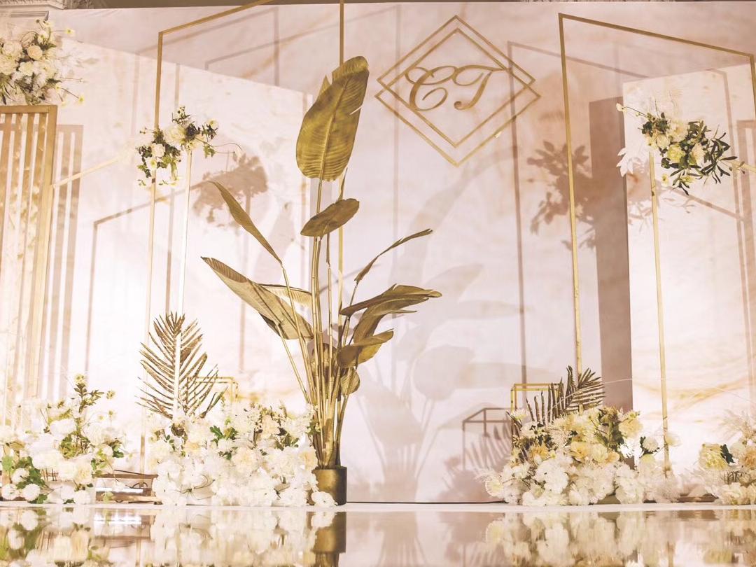 香槟色轻奢系列大气婚礼主题