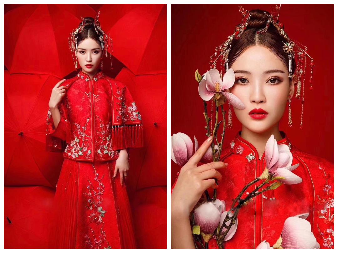 清新小众设计师款夏季婚纱礼服